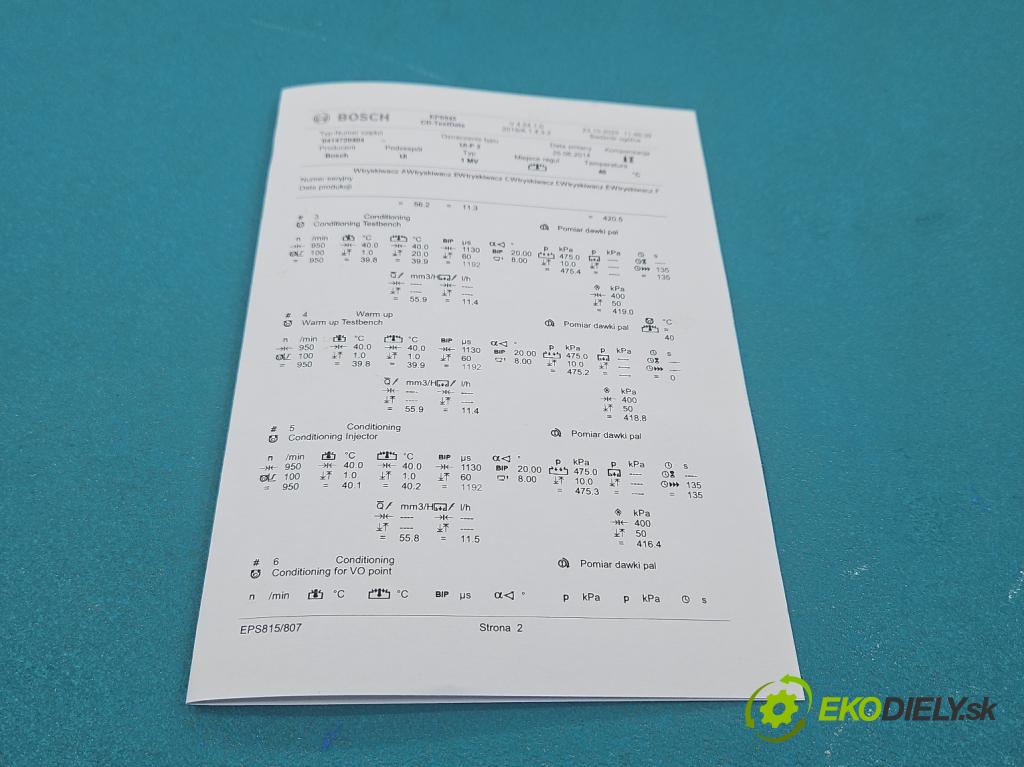 Seat Altea 2.0 tdi 140 HP automatic 103 kW 1968 cm3 5- vstrekovacie čerpadlo 0414720404 (Vstrekovač paliva)