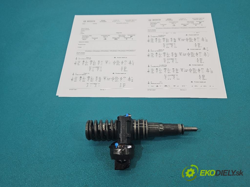 Vw Golf IV 1997-2003 1.9 tdi 101 HP manual 74 kW 1896 cm3 5- vstrekovacie čerpadlo 0414720037 (Vstrekovač paliva)