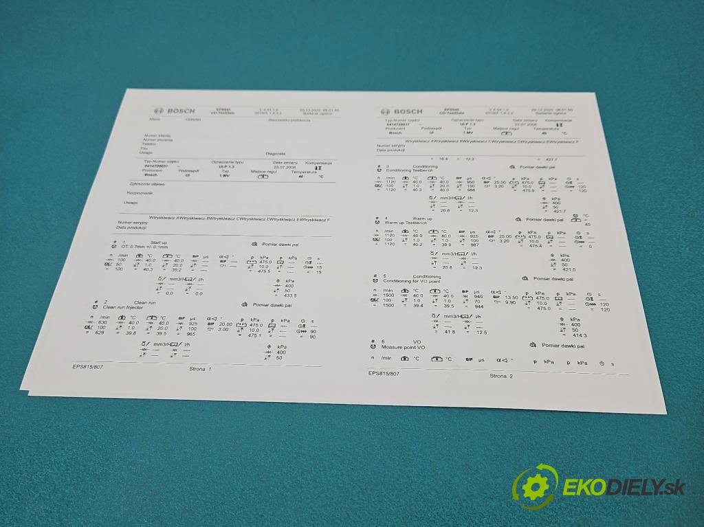Vw Golf IV 1997-2003 1.9 tdi 101 HP manual 74 kW 1896 cm3 5- vstrekovacie čerpadlo 0414720037 (Vstrekovač paliva)