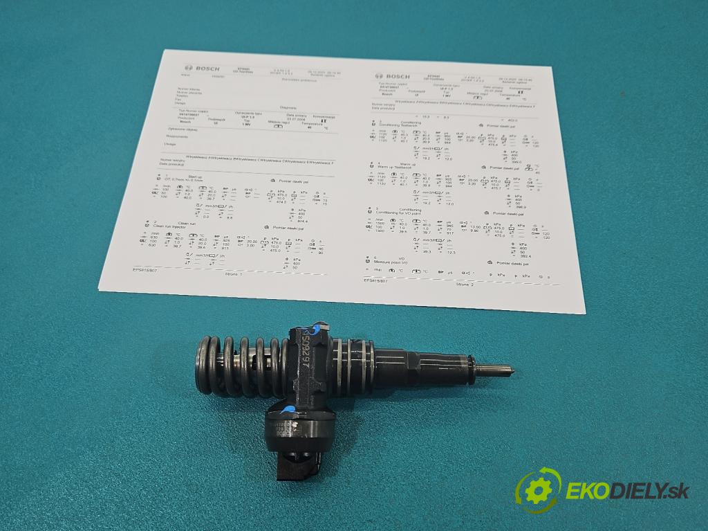 Vw Golf IV 1997-2003 1.9 tdi 101 HP manual 74 kW 1896 cm3 5- vstrekovacie čerpadlo 0414720037 (Vstrekovač paliva)