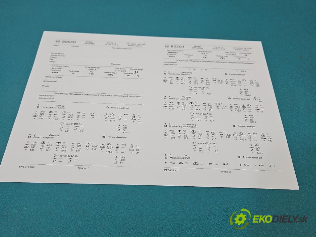 Vw Golf IV 1997-2003 1.9 tdi 101 HP manual 74 kW 1896 cm3 5- vstrekovacie čerpadlo 0414720037 (Vstrekovač paliva)