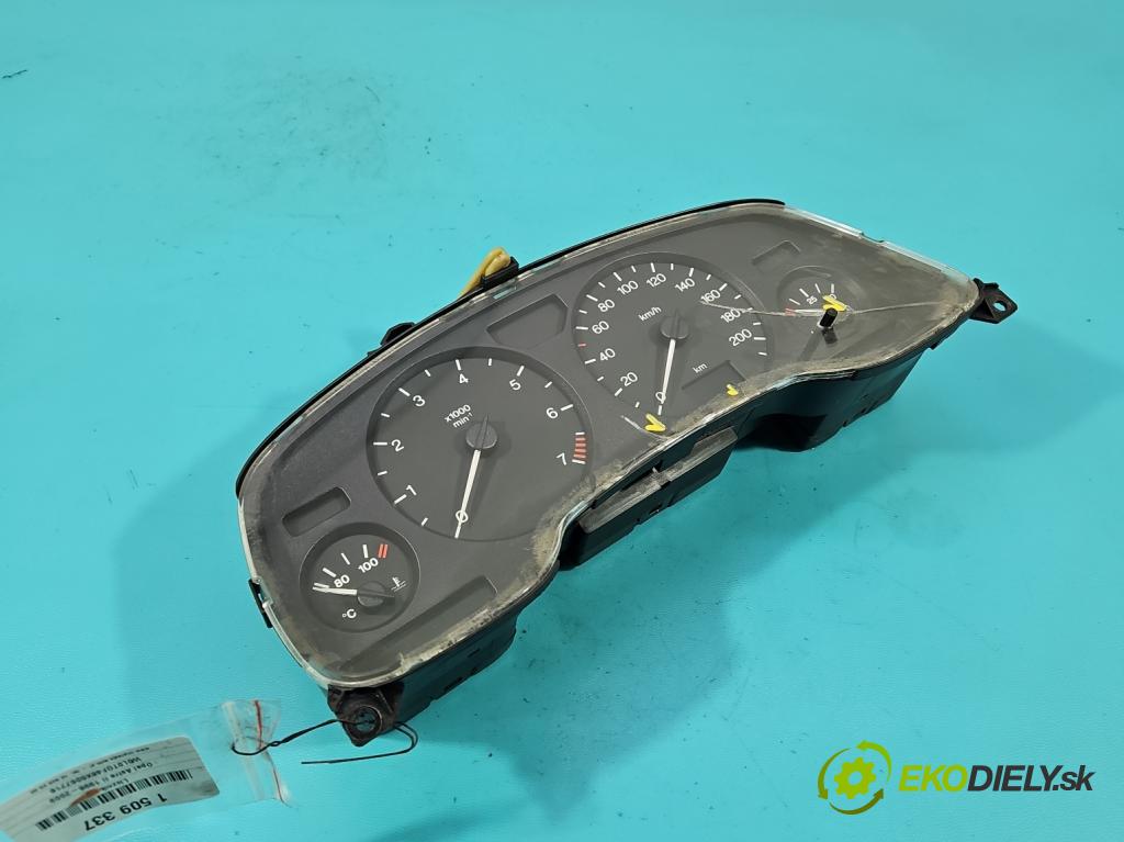 Opel Astra II 1998-2009 1.6 75 HP manual 55 kW 1598 cm3 5- prístrojovka/ budíky YQ09131138 (Prístrojová doska)