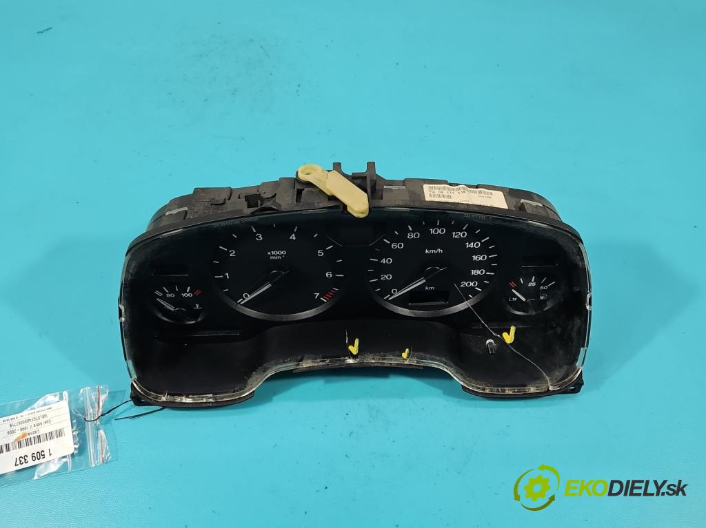 Opel Astra II 1998-2009 1.6 75 HP manual 55 kW 1598 cm3 5- prístrojovka/ budíky YQ09131138 (Prístrojová doska)