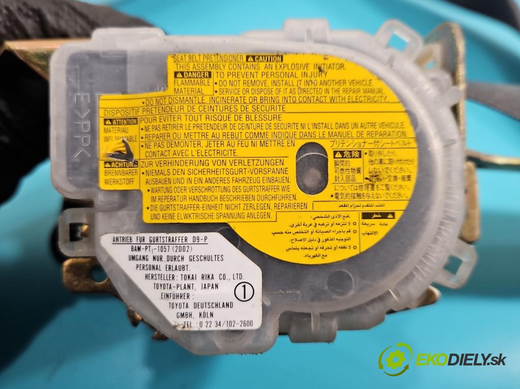 Toyota Corolla E12 2001-2009 2.0 D4D 90 hp manual 66 kW 1995 cm3 5- kokpit,přistrojova deska