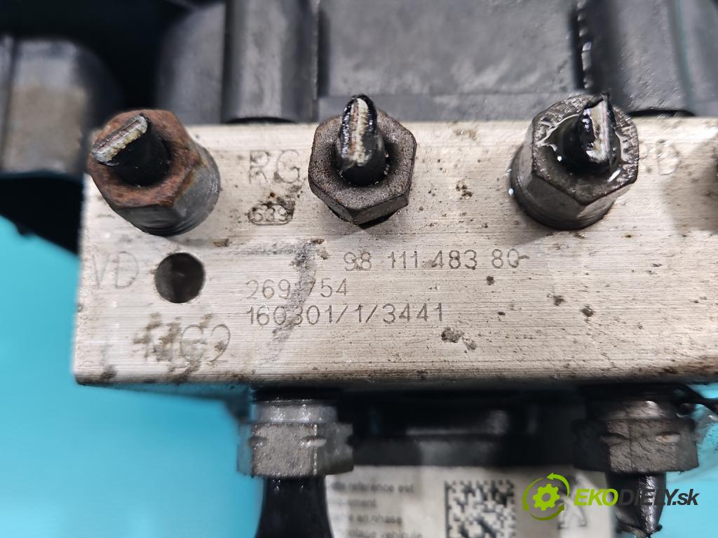 Peugeot Partner II 2008-2018 1.6 hdi 90 hp manual 66 kW 1560 cm3 5- čerpadlo abs 9811148380 (Pumpa ABS)