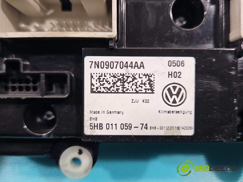 Vw Sharan II 2010-2022 2.0 tdi 177 hp automatic 130 kW 1968 cm3 5- palubní deska panel topení 7N0907044AA