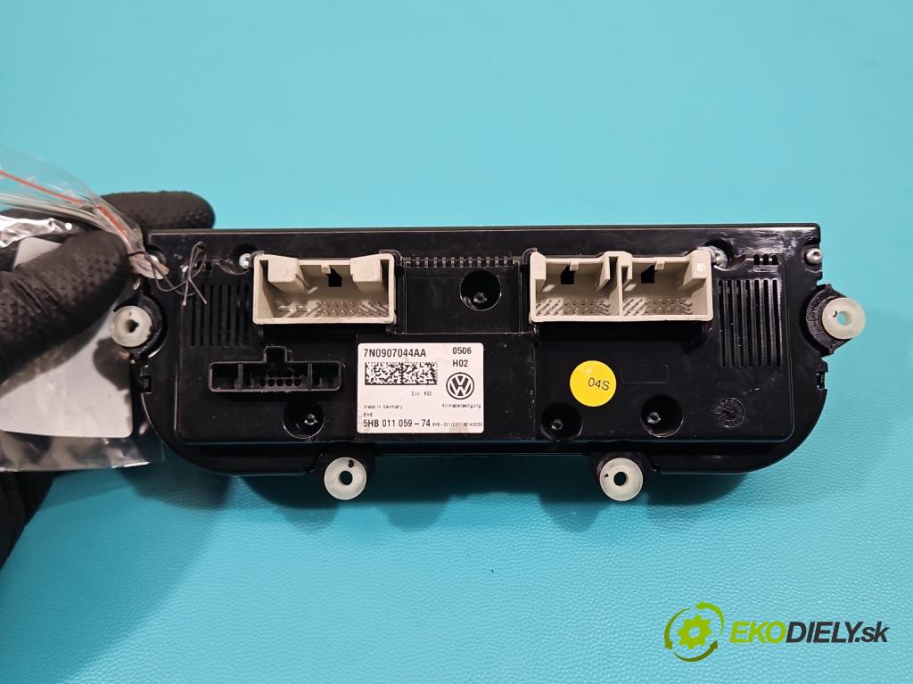 Vw Sharan II 2010-2022 2.0 tdi 177 hp automatic 130 kW 1968 cm3 5- palubní deska panel topení 7N0907044AA