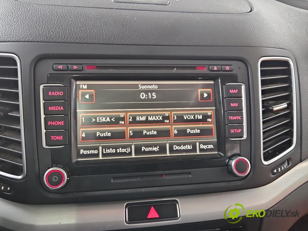 Vw Sharan II 2010-2022 2.0 tdi 177 HP automatic 130 kW 1968 cm3 5- Zobrazit: 3C8035680B (Prístrojová doska)