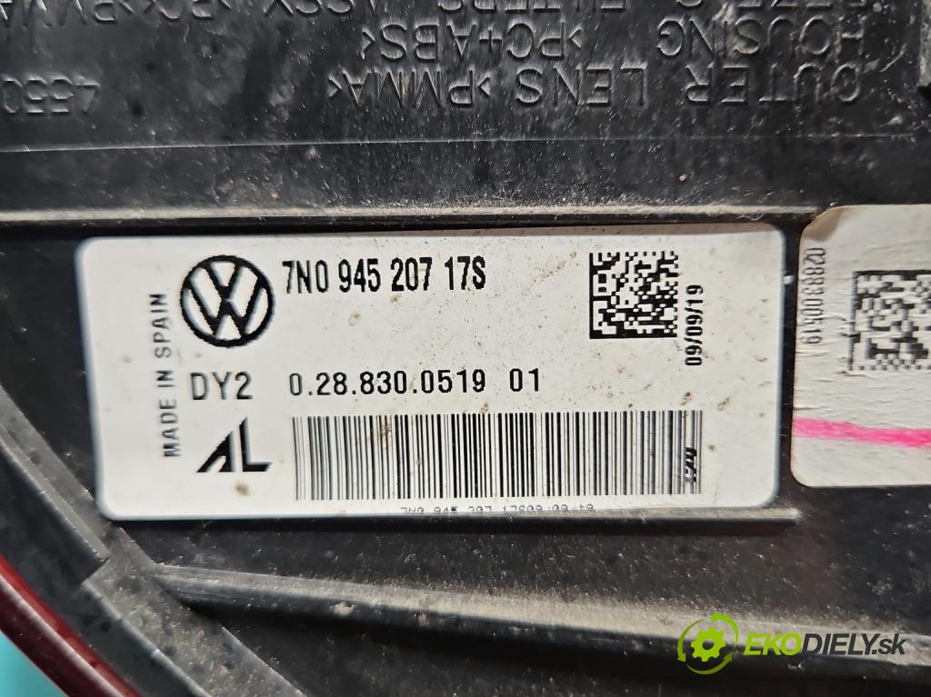 Vw Sharan II 2010-2022 2.0 tdi 177 hp automatic 130 kW 1968 cm3 5- světlo zadní levé 7N094520717S (Klika dveří ostatní)