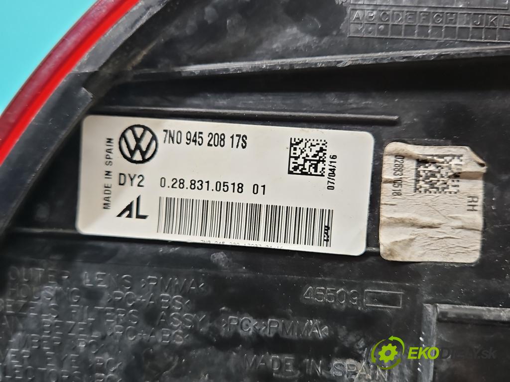 Vw Sharan II 2010-2022 2.0 tdi 177 hp automatic 130 kW 1968 cm3 5- světlo zadní pravé 7N0945208 (Klika dveří ostatní)