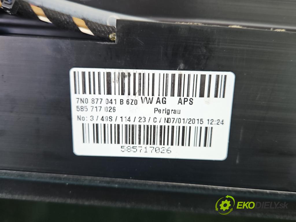 Vw Sharan II 2010-2022 2.0 tdi 177 hp automatic 130 kW 1968 cm3 5- Střešní okno: 7N0877041B (Sklo karoserie)