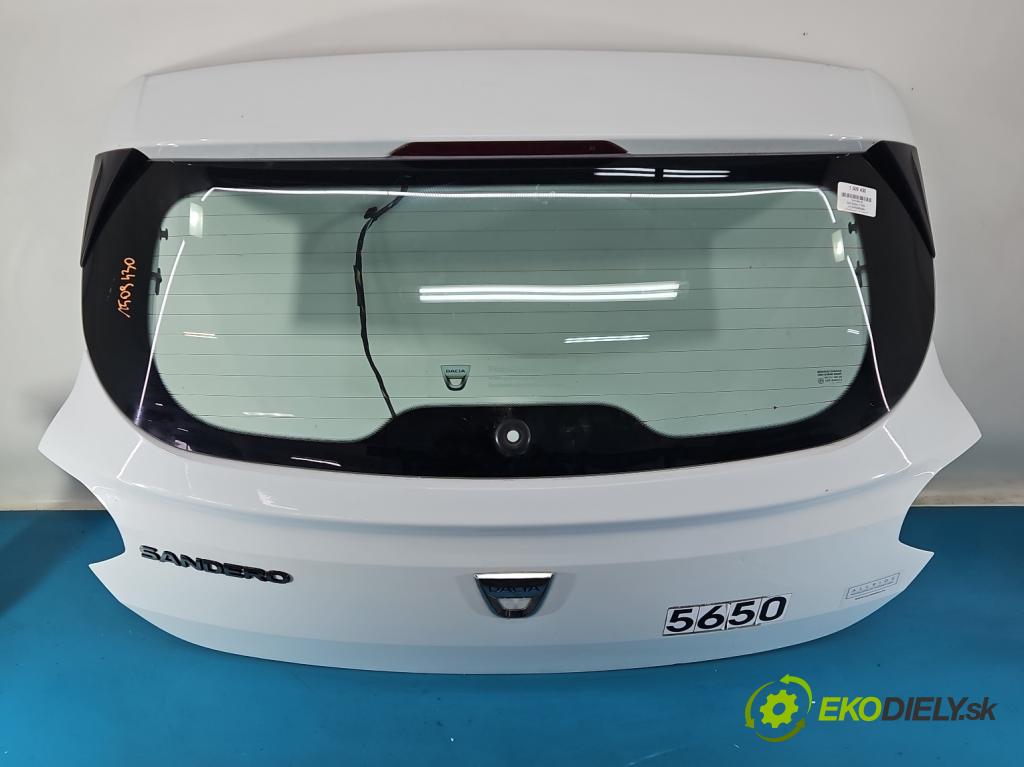 Dacia Sandero III 2020- 1.0 SCe 480) 91KM manual 67 kW 999 cm3 5- zadní kufrové dveře  (Zadní kapota (kufr))