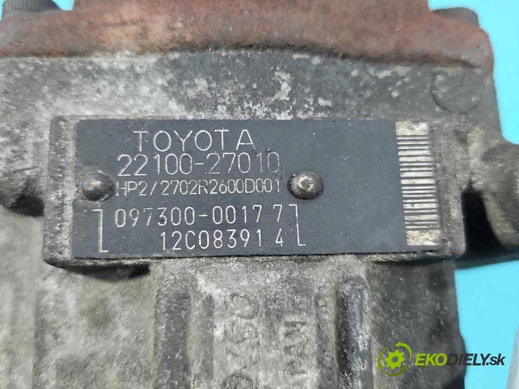 Toyota Corolla E12 2001-2009 2.0 D4D 90 HP manual 66 kW 1995 cm3 5- čerpadlo vstrekovacia 22100-27010 (Vstrekovacie čerpadlo)
