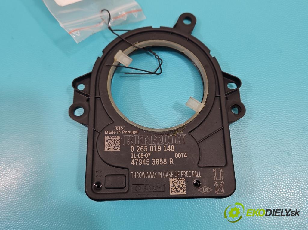 Dacia Sandero III 2020- 1.0 SCe: 480 91 KM manual 67 kW 999 cm3 5- snímač uhla otočenie: 0265019148