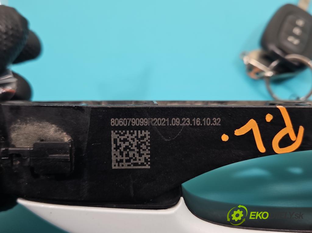 Dacia Sandero III 2020- 1.0 SCe: 91 KM manual 67 kW 999 cm3 5- rukoväť predné ľavé mimo: 806079099R (Kľučka dverí vonkajšia predná ľavá)