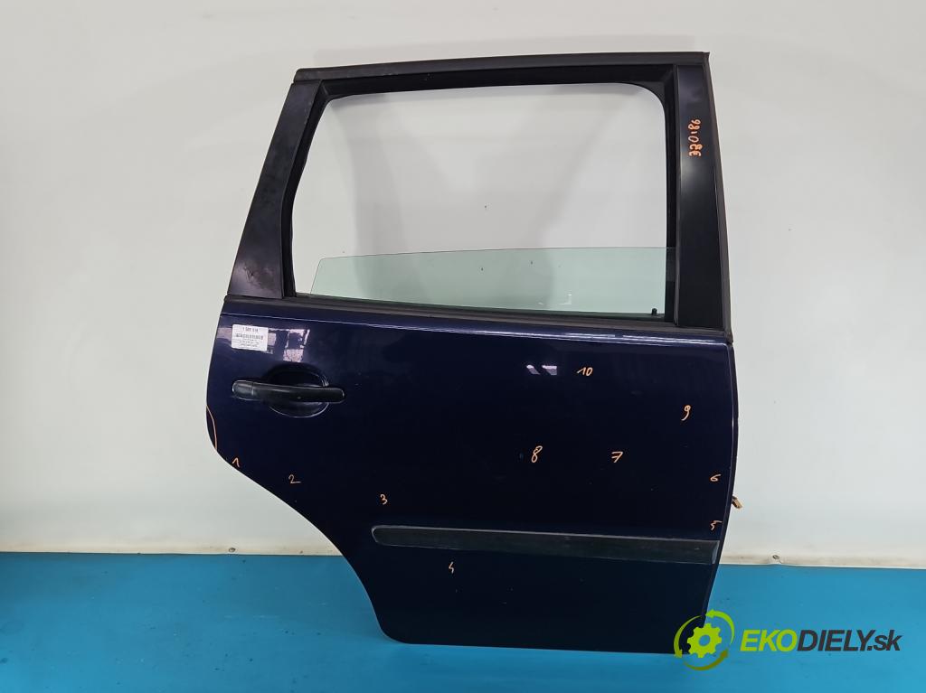 Vw Polo IV 9N 2001-2009 1.2 12V 64 hp manual 47 kW 1198 cm3 5- dveře zadní pravé  (Klika dveří ostatní)