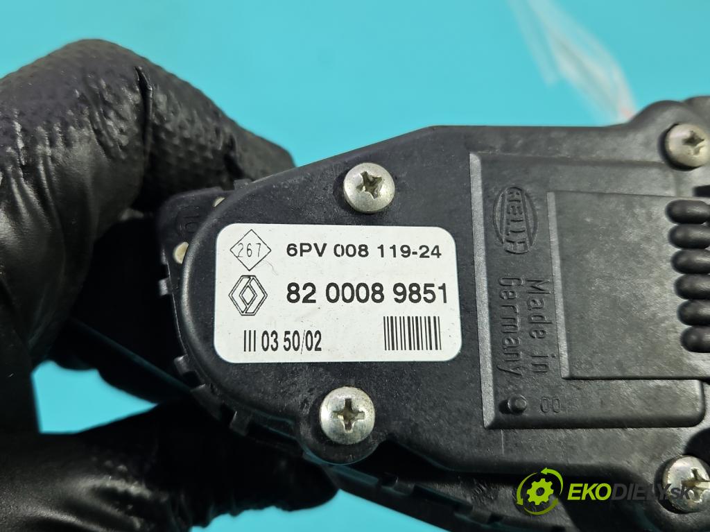 Renault Clio II 1998-2012 1,2.0 16V 75 hp manual 55 kW 1149 cm3 5- pedal plyn: potenciometr: 8200089851