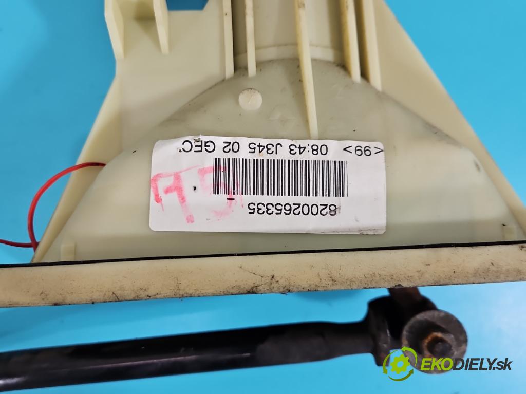 Renault Clio II 1998-2012 1,2.0 16V 75 HP manual 55 kW 1149 cm3 5- Páka: Změny: stupeň,rýchlosť 8200265335 (Rýchlostná páka (kulisa))