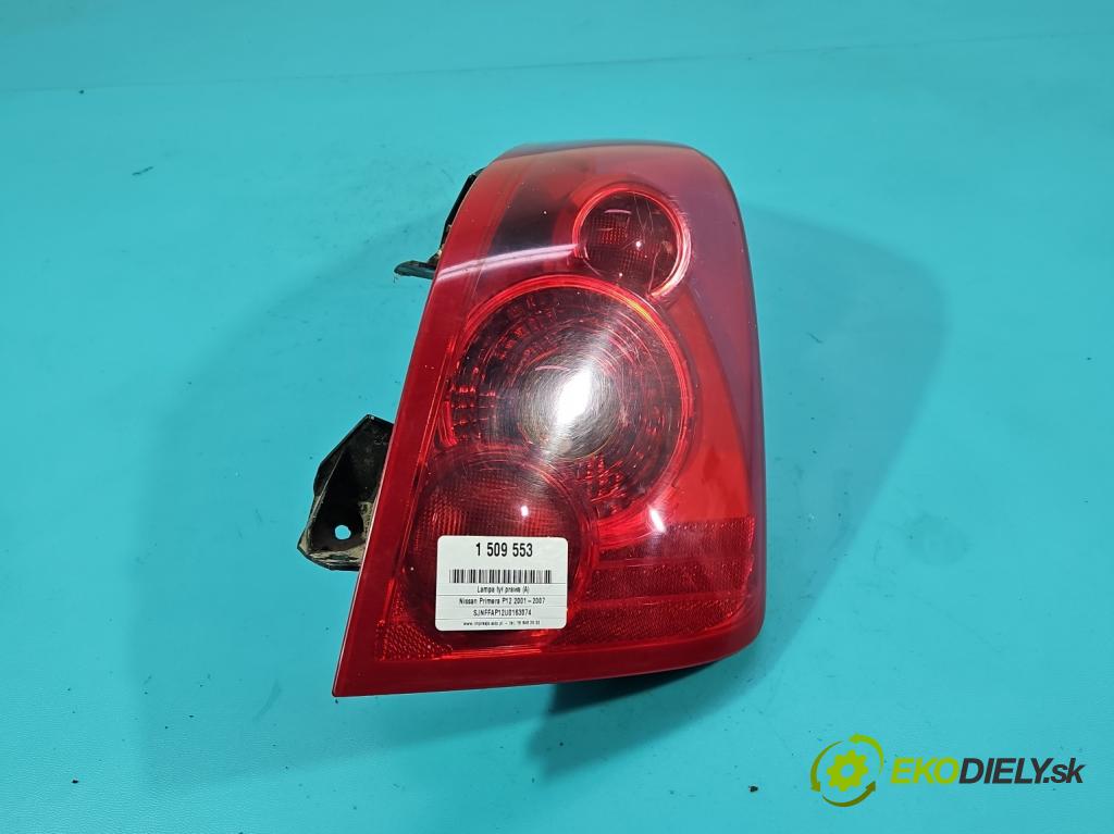 Nissan Primera P12 2001-2007 1.9 dci 120 hp manual 88 kW 1870 cm3 5- světlo zadní pravé  (Klika dveří ostatní)
