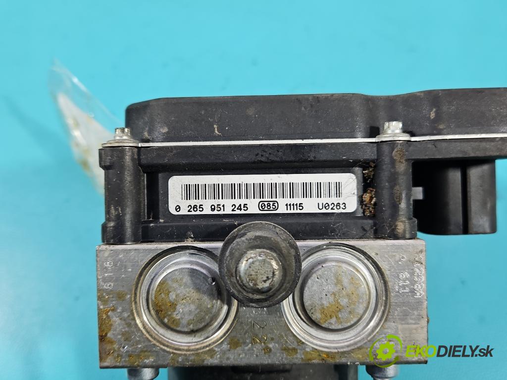 Peugeot 508 I 2010-2018 1.6 hdi 111KM manual 82 kW 1560 cm3 4- čerpadlo abs 0265230737 (Pumpa ABS)