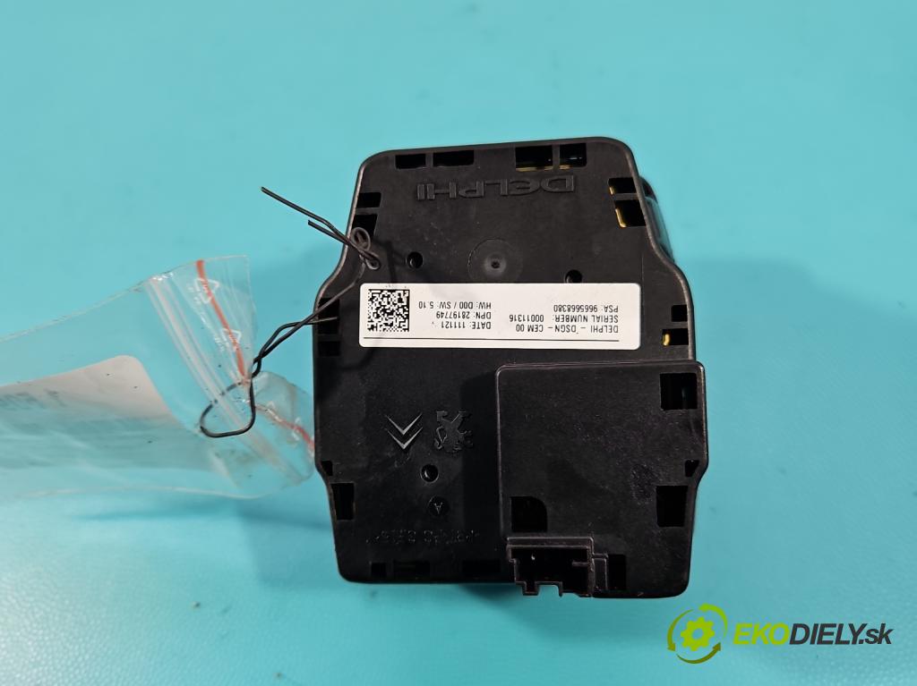 Peugeot 508 I 2010-2018 1.6 hdi 111KM manual 82 kW 1560 cm3 4- prepínač rádio: navigácie 9665668380
