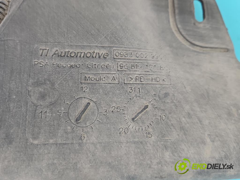 Peugeot 508 I 2010-2018 1.6 hdi 111KM manual 82 kW 1560 cm3 4- Nádrž: tekutina: FAP DPF 9681917180
