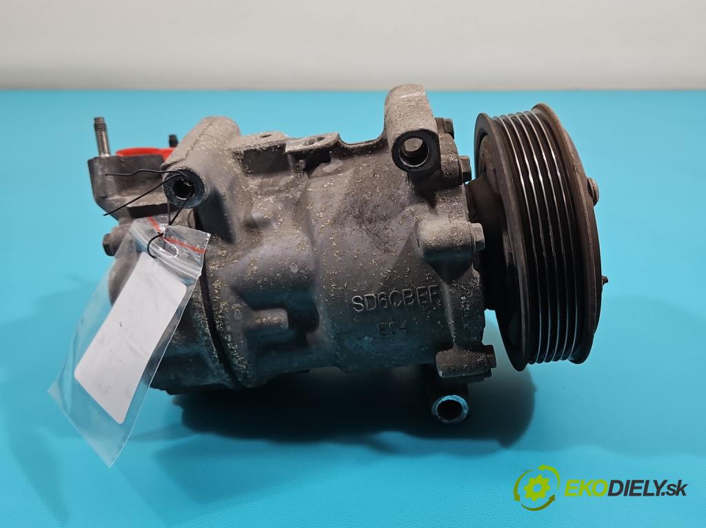 Peugeot Partner II 2008-2018 1.6 hdi 90 HP manual 66 kW 1560 cm3 5- Kompresor: klimatizácie 9678656080 (Kompresor klimatizácie)