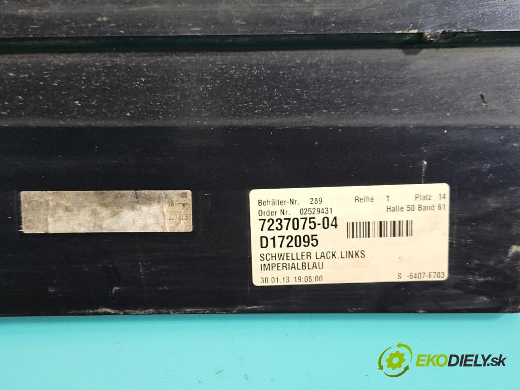 Bmw 5 F10 2010-2017 2.0b 184hp automatic 135 kW 1997 cm3 4- lišta práh: ľavé 7237075 (Lišta prahová)