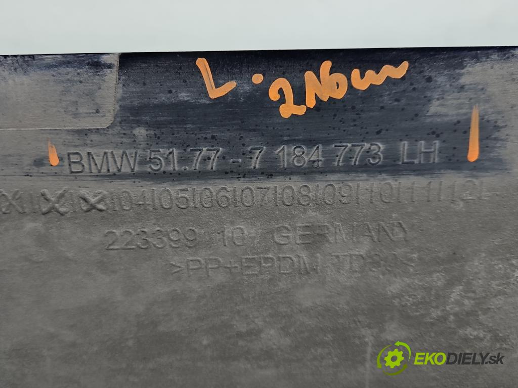 Bmw 5 F10 2010-2017 2.0b 184hp automatic 135 kW 1997 cm3 4- lišta práh: ľavé 7237075 (Lišta prahová)