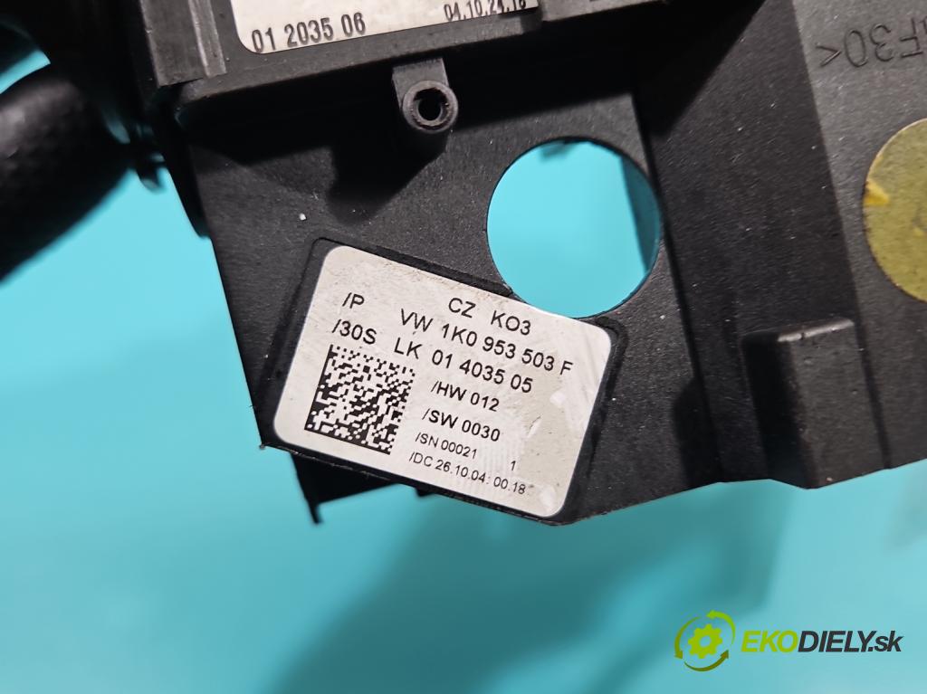 Audi A3 8P 2003-2012 2.0 tdi 140 HP manual 103 kW 1968 cm3 3- prepínač komplex: 1K0953513 (Prepínacie páčky pod volantom)