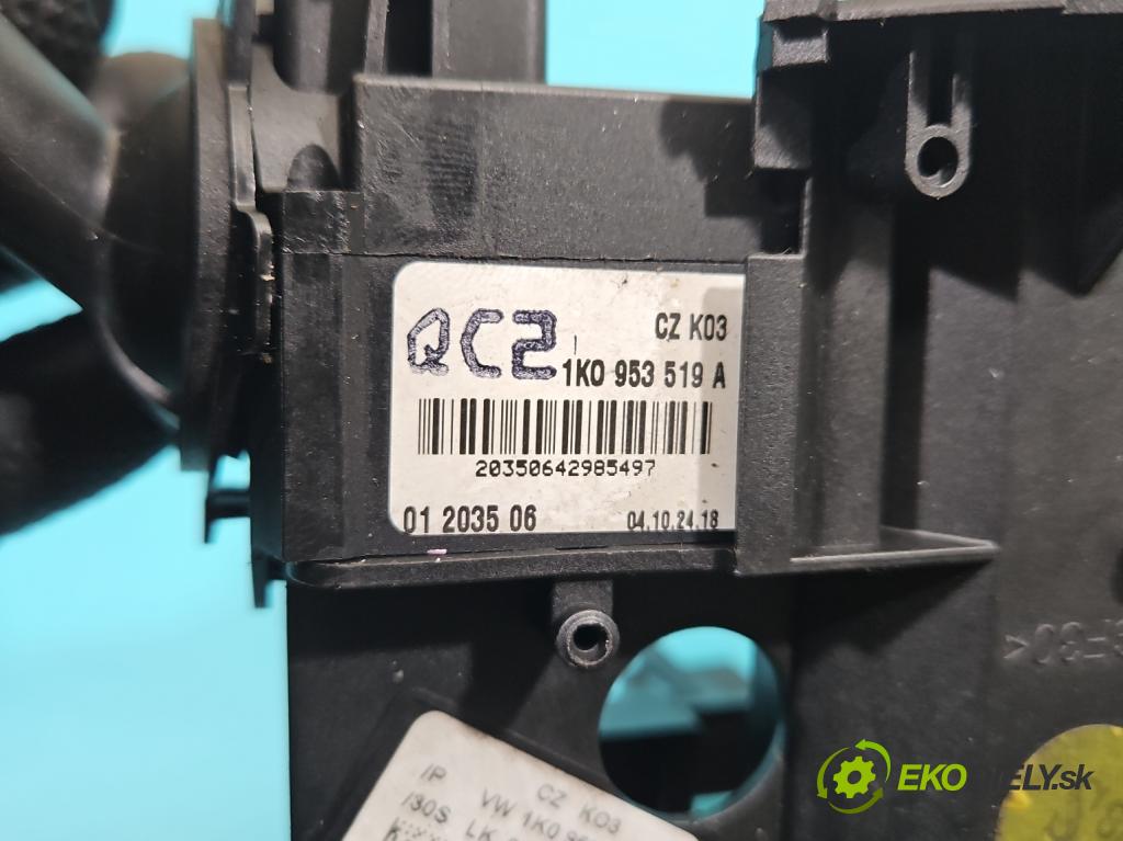 Audi A3 8P 2003-2012 2.0 tdi 140 HP manual 103 kW 1968 cm3 3- prepínač komplex: 1K0953513 (Prepínacie páčky pod volantom)