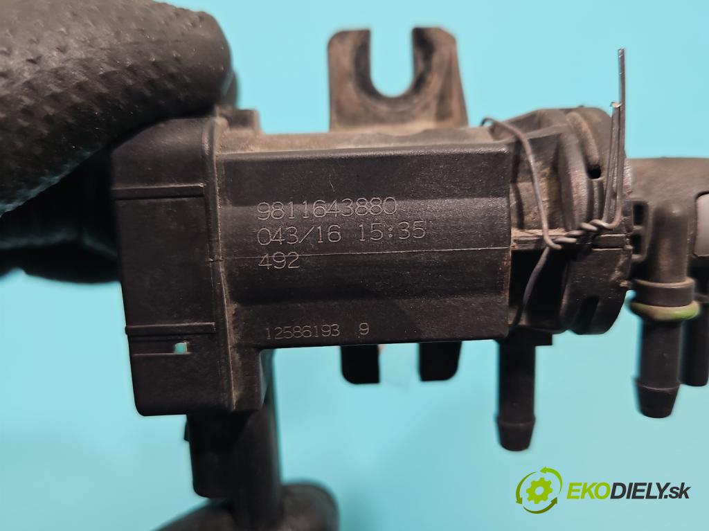 Peugeot Partner II 2008-2018 1.6 hdi 90 HP manual 66 kW 1560 cm3 5- ventil podtlaku 9811643880 (Ventil)