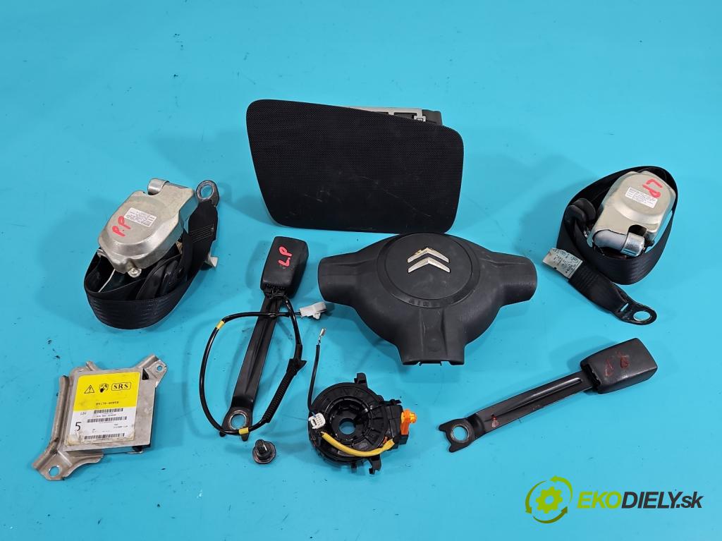 Citroen C1 I 2005-2014 1.0 68 HP manual 50 kW 998 cm3 5- airbag vzduchové soubor: 