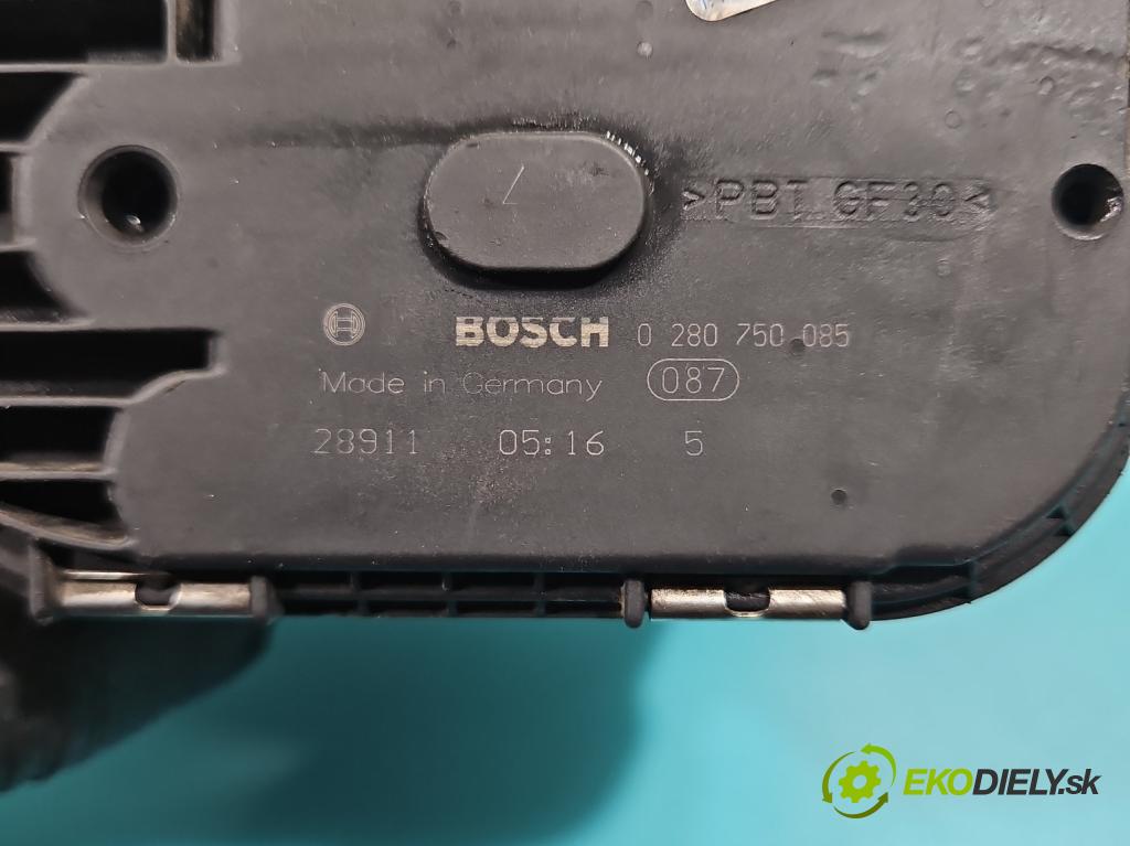 Peugeot 307 1.6 16V 109 HP manual 80 kW 1587 cm3 5- klapka 0280750085 (Škrtiaca klapka)