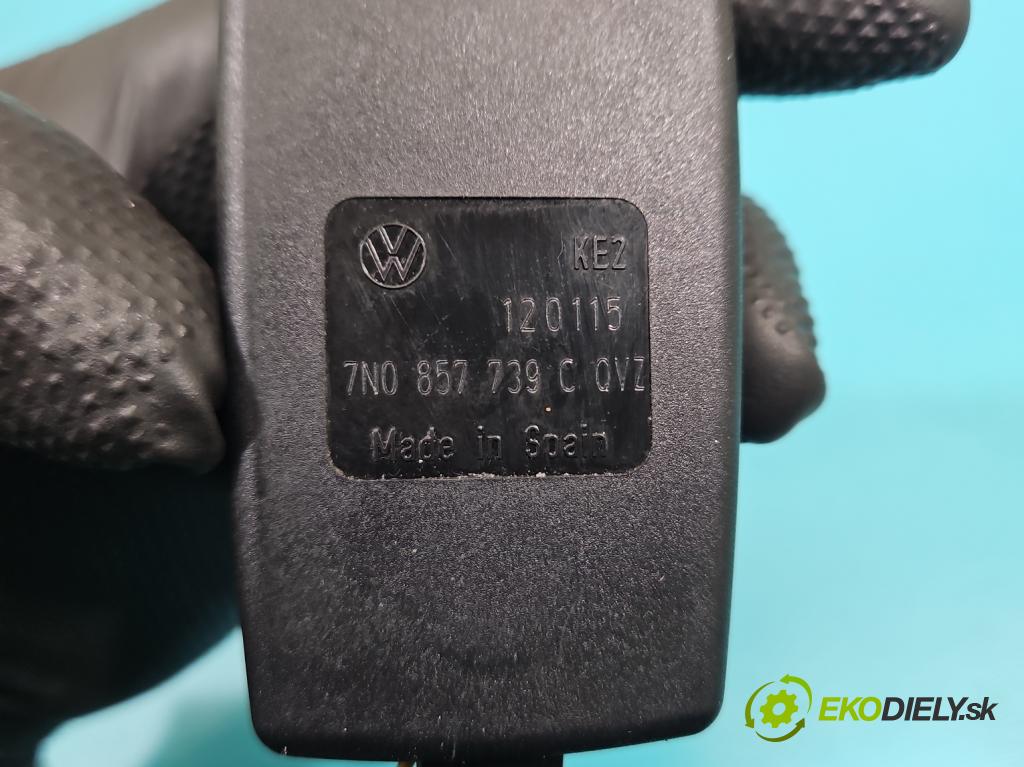 Vw Sharan II 2010-2022 2.0 tdi 177 HP automatic 130 kW 1968 cm3 5- pas bezpečnosť: zadné ľavý 7N0857739C