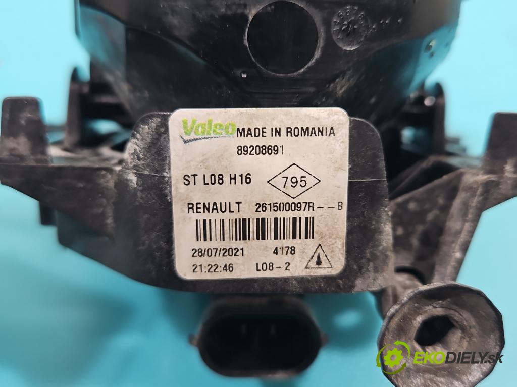 Dacia Sandero III 2020- 1.0 SCe 91KM manual 67 kW 999 cm3 5- Halogen levý 261500097R (Klika dveří ostatní)