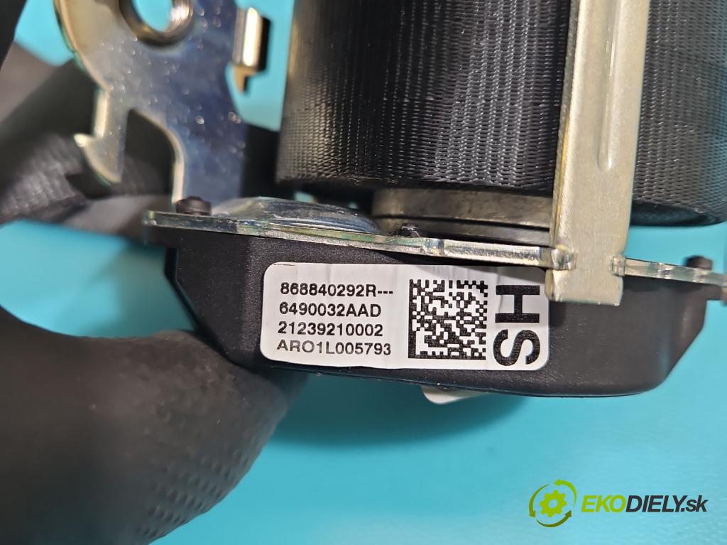 Dacia Sandero III 2020- 1.0 SCe: 480) 91 KM manual 67 kW 999 cm3 5- pas bezpečnosť: predné pravý 868840292R