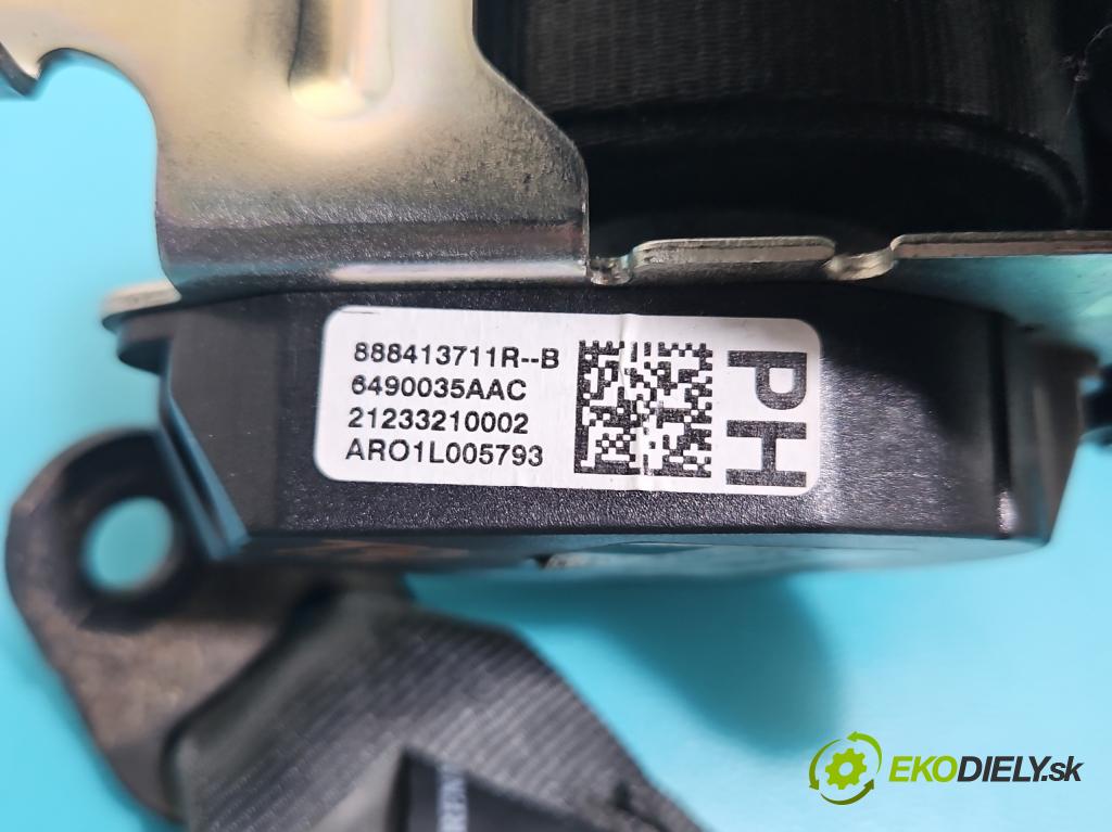Dacia Sandero III 2020- 1.0 SCe: 480) 91 KM manual 67 kW 999 cm3 5- pas bezpečnosť: zadné pravý 888413711R