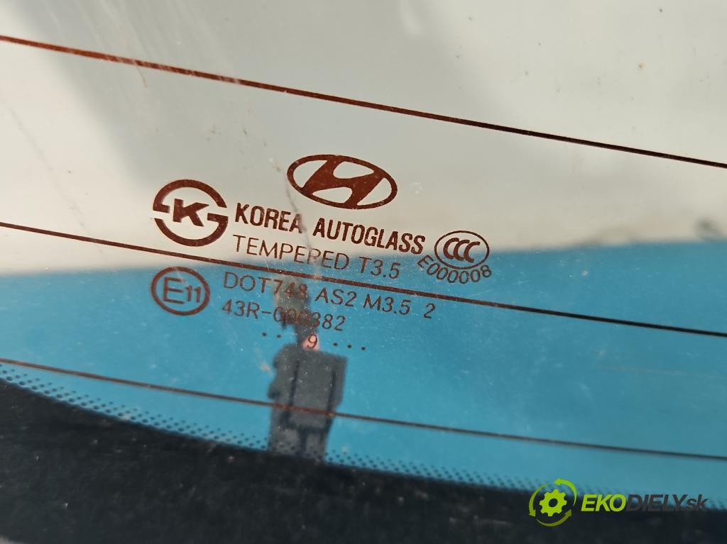 Hyundai I30 I 2007-2012 1.4 16V 109 hp manual 80.2 kW 1396 cm3 5- sklo zadní  (Zadní sklo)