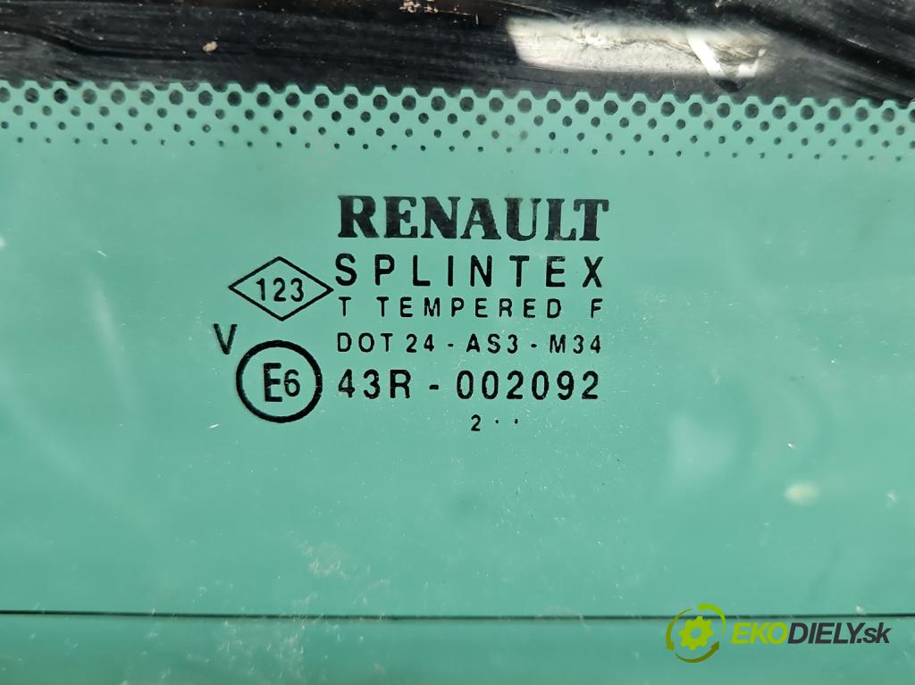 Renault Clio II 1998-2012 1.2 16V 75 hp manual 55 kW 1149 cm3 5- sklo zadní  (Zadní sklo)