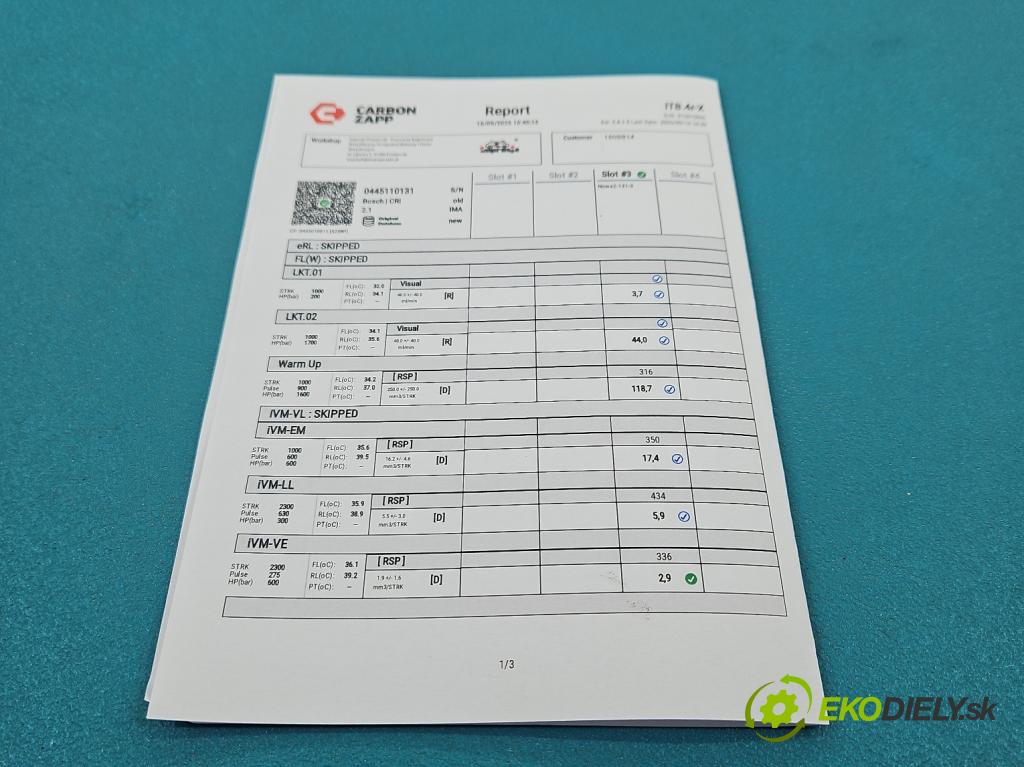 Bmw 3 E46 1998-2007 2.0d 150 HP automatic 110 kW 1995 cm3 5- vstrek 0445110131 (Vstrekovač paliva)
