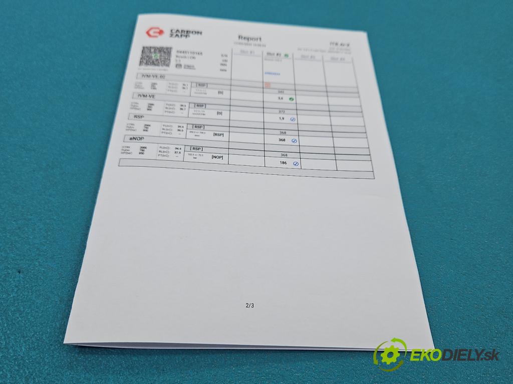 Saab 9-3 II 2002-2012 1.9 TiD 120 HP manual 88 kW 1910 cm3 4- vstrek 0445110165 (Vstrekovač paliva)