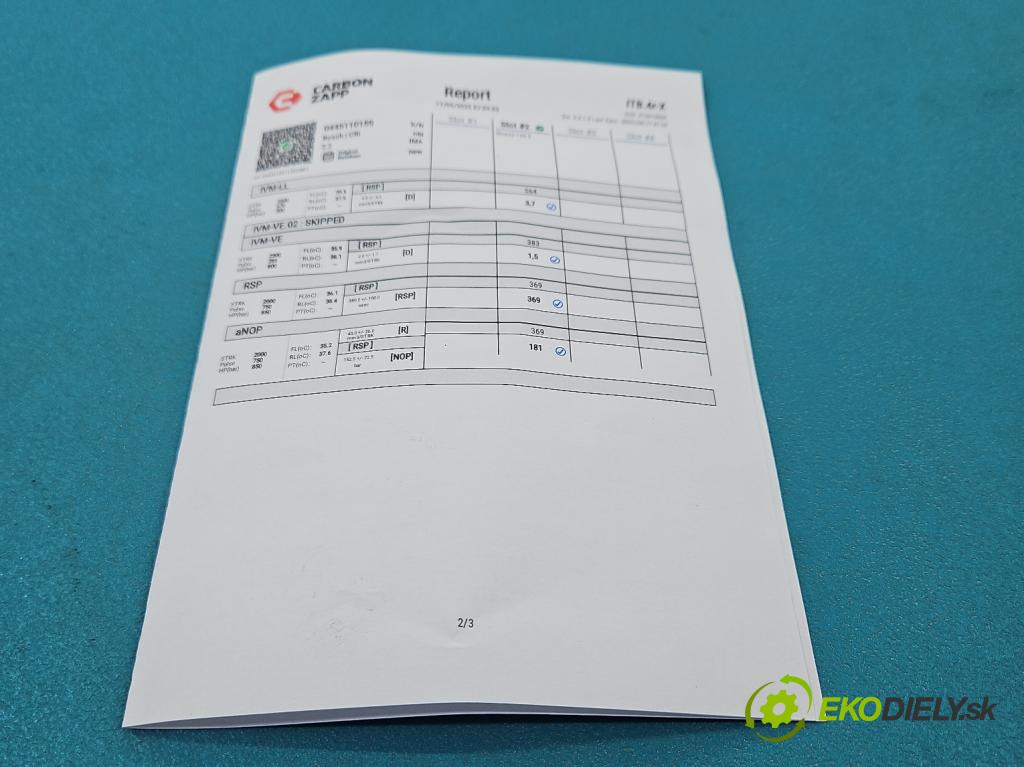 Opel Vectra C 2002-2008 1.9 cdti 150 HP manual 110 kW 1910 cm3 5- vstrek 0445110159 (Vstrekovač paliva)