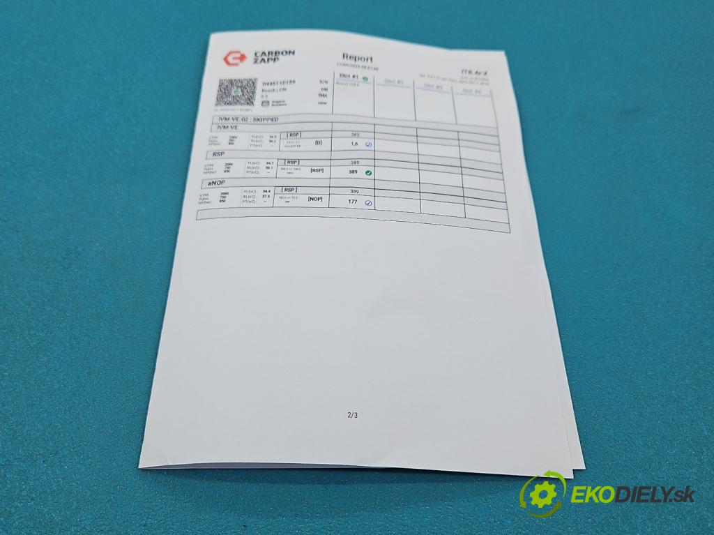 Opel Vectra C 2002-2008 1.9 cdti 150 HP manual 110 kW 1910 cm3 5- vstrek 0445110159 (Vstrekovač paliva)