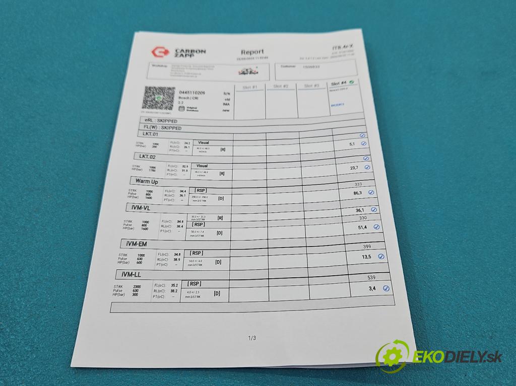 Bmw 1 E87 2004-2011 2.0d 122 HP manual 90 kW 1995 cm3 5- vstrek 0445110209 (Vstrekovač paliva)