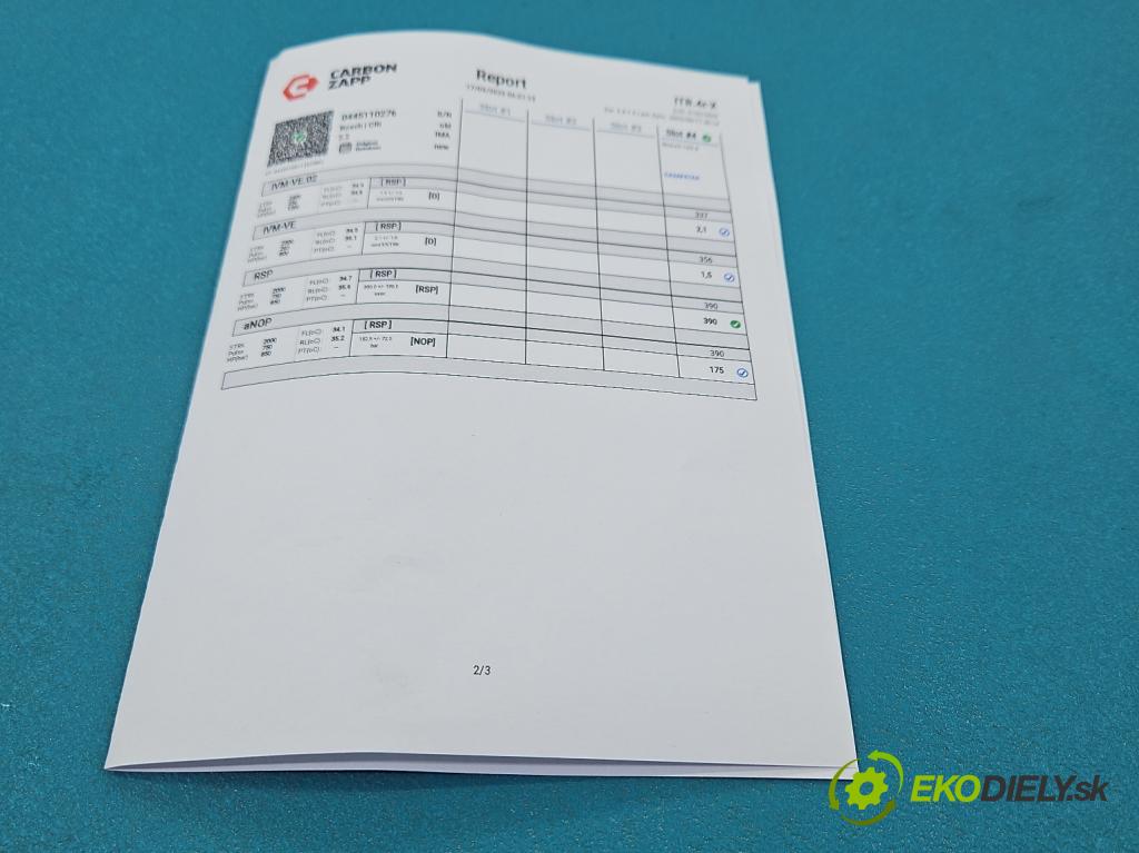 Opel Zafira B 2005-2014 1.9 cdti 120 HP manual 88 kW 1910 cm3 5- vstrek 0445110276 (Vstrekovač paliva)