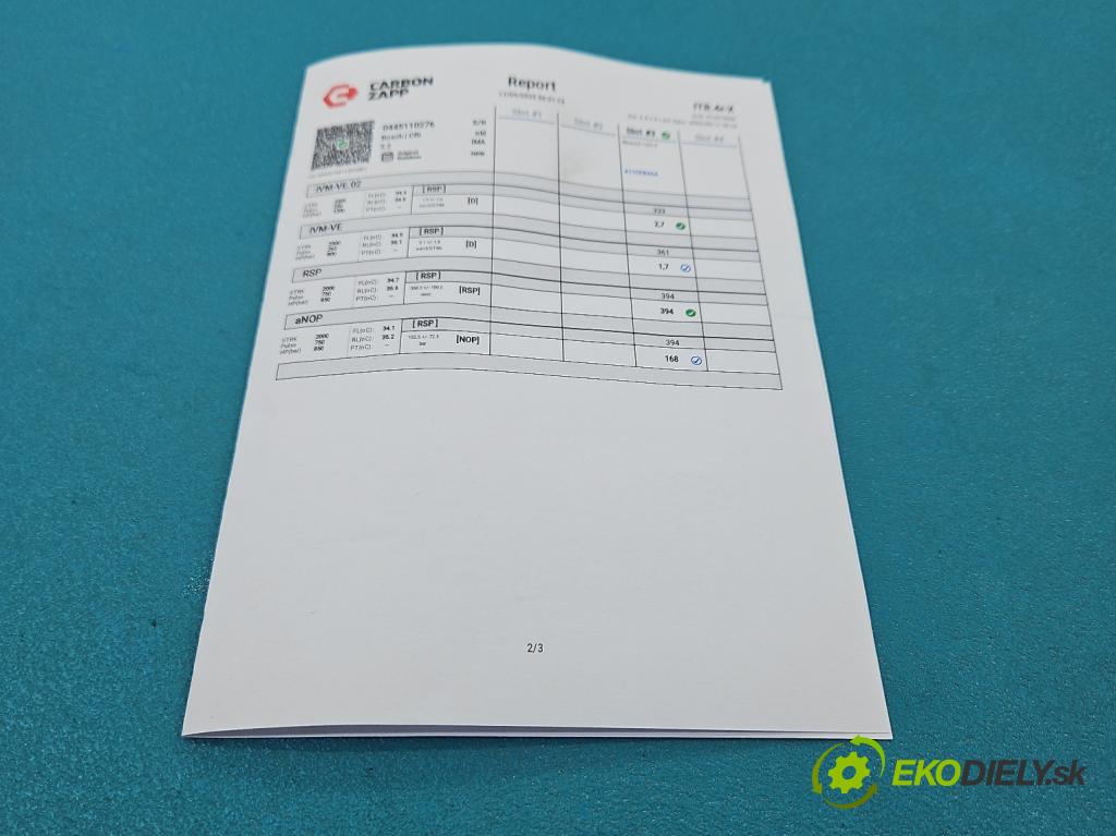 Opel Zafira B 2005-2014 1.9 cdti 120 HP manual 88 kW 1910 cm3 5- vstrek 0445110276 (Vstrekovač paliva)