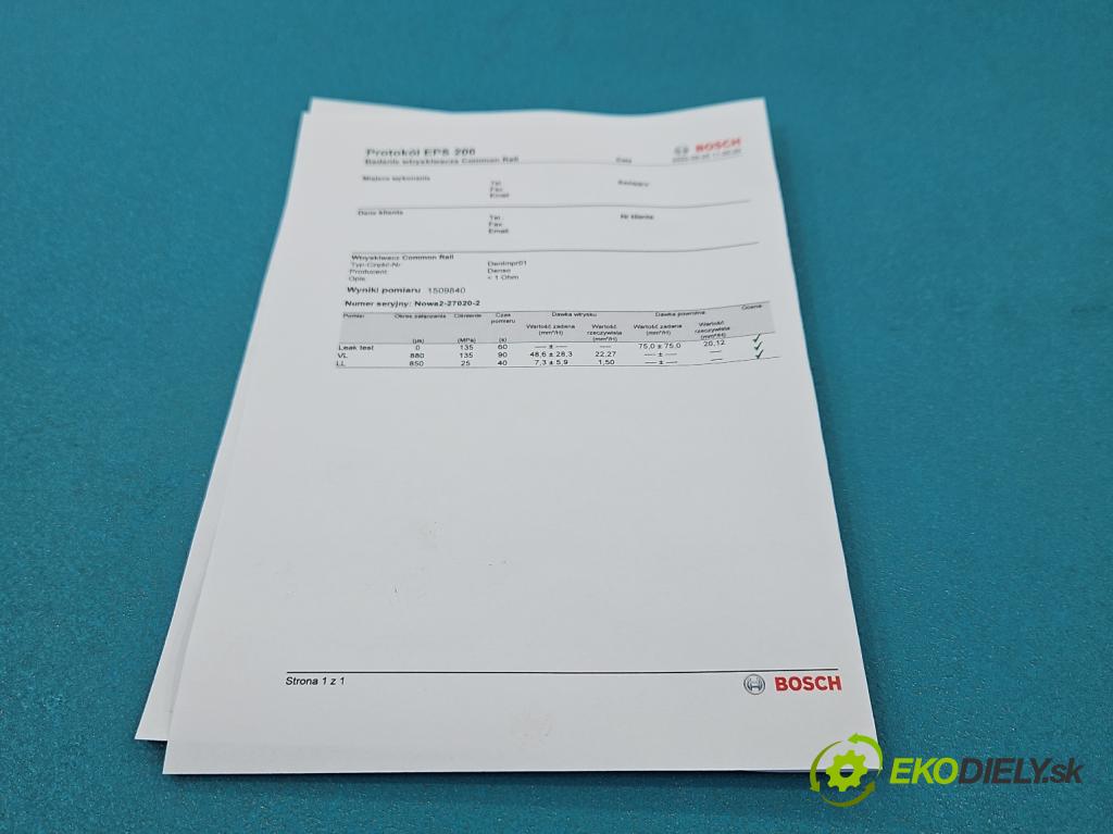 Toyota Corolla Verso I 2001-2004 2.0 d4d 90 HP manual 66 kW 1995 cm3 5- vstrek 23670-27020 (Vstrekovač paliva)