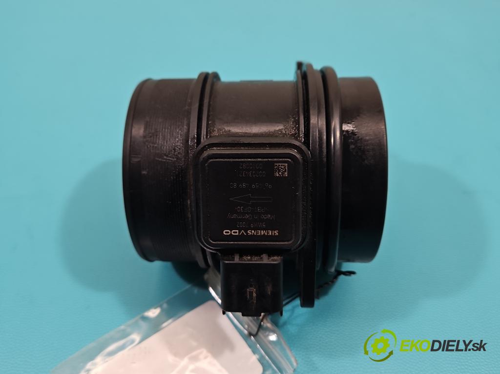 Peugeot 407 2.0d 136 HP manual 100 kW 1997 cm3 4- průtokoměr: 5WK97002 (Váha vzduchu)