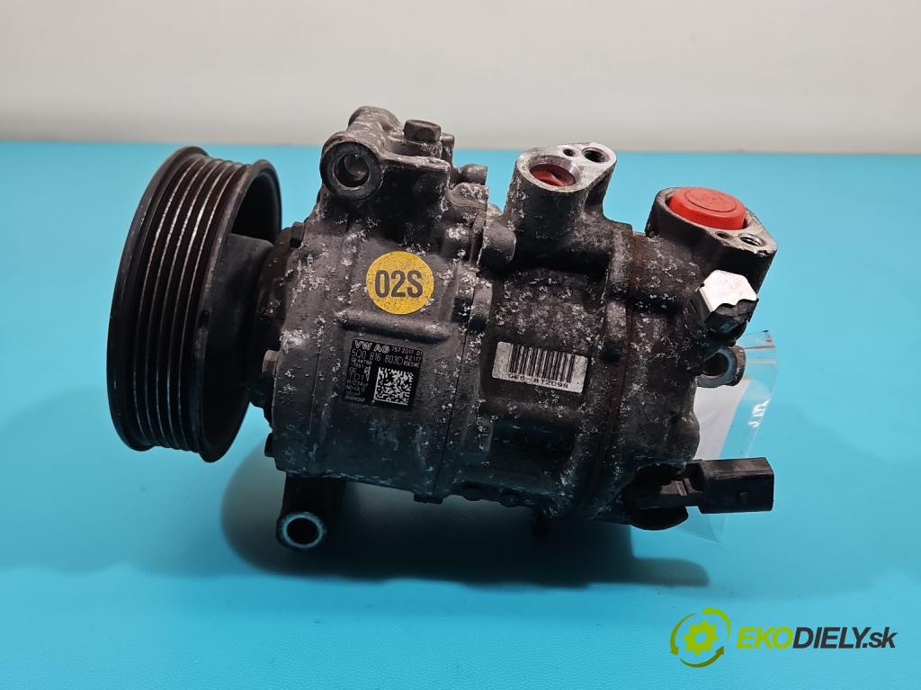 Skoda Superb III 2015-2024 2.0 tdi 190 HP automatic 140 kW 1968 cm3 5- Kompresor: klimatizácie 5Q0816803D (Kompresor klimatizácie)